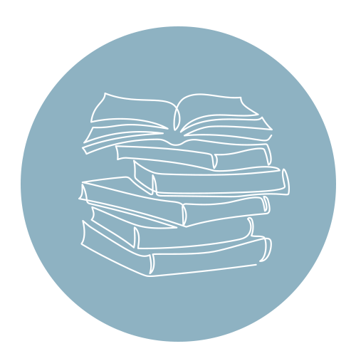 Stack of books representing academic stress